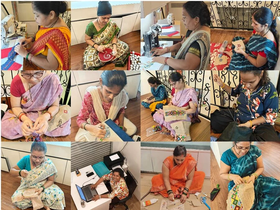 MSS trainees at craft training sessions